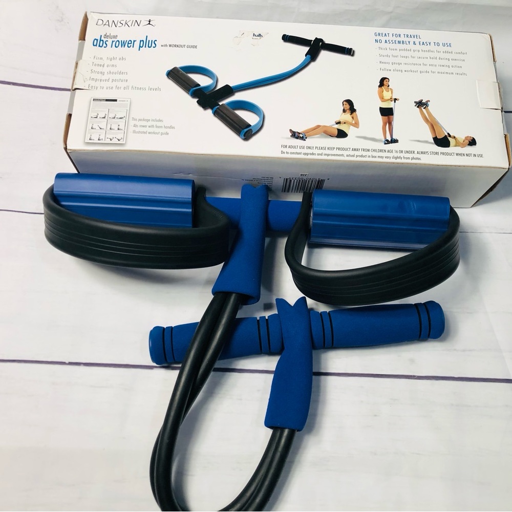 Danskin Deluxe Abs Rower Plus With Workout Guide Exercise - Picture 3 of 7